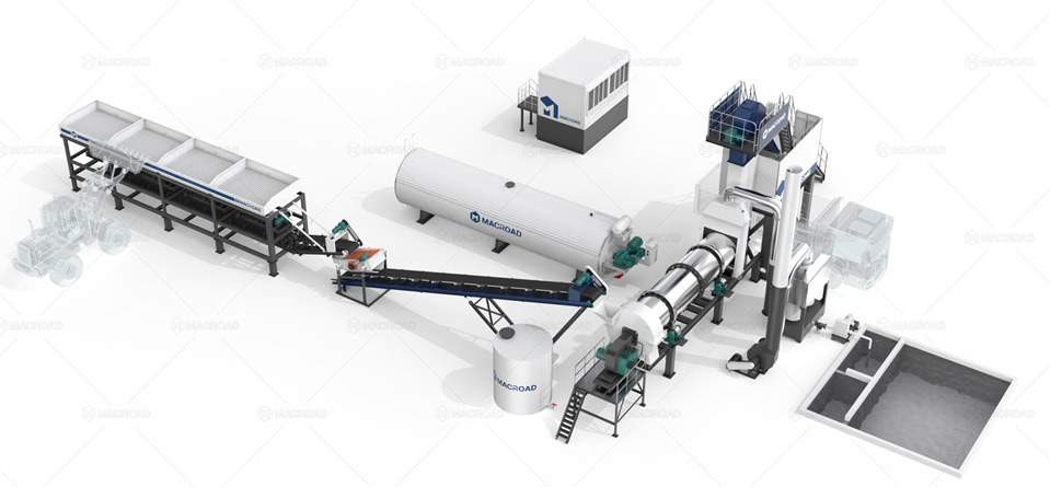 ALT series drum mix type asphalt hot mix plant