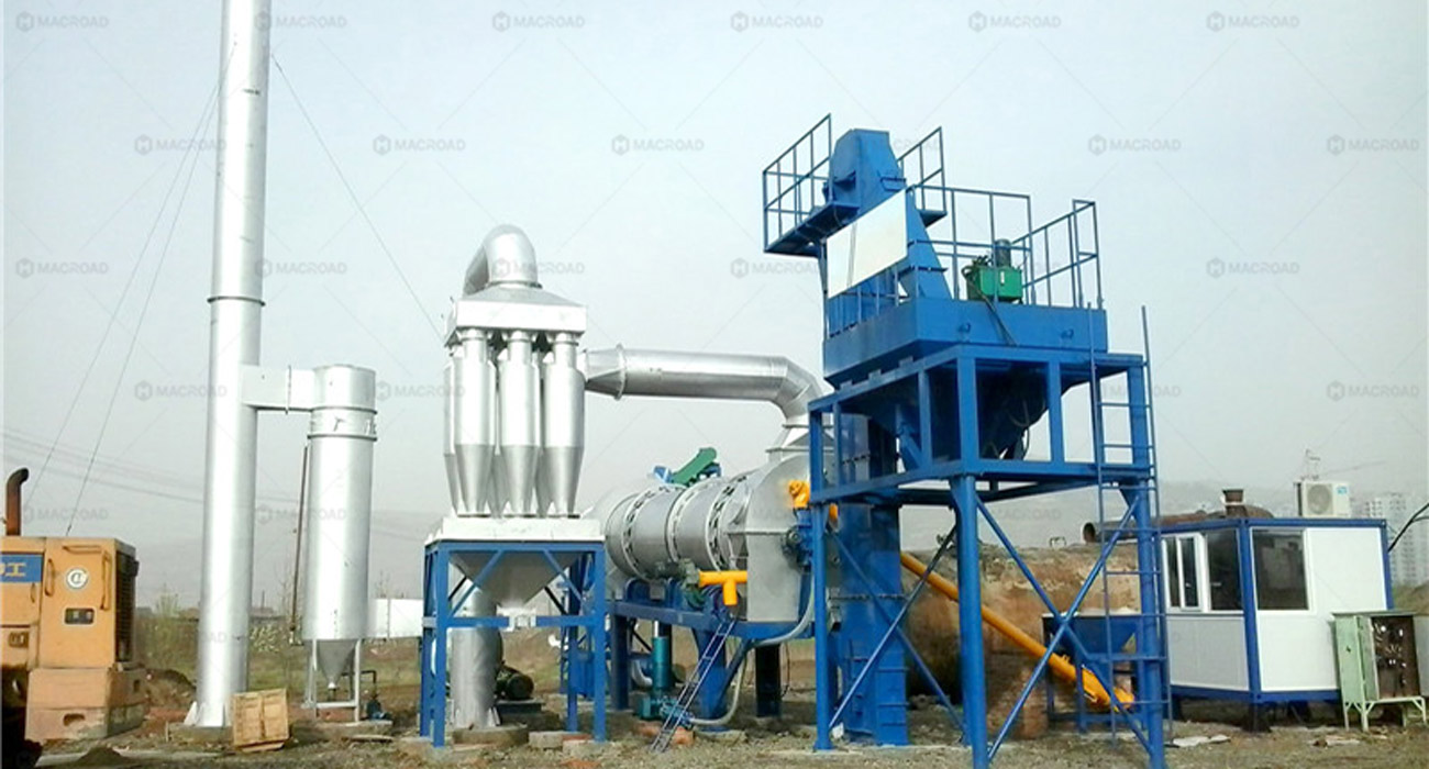 ALT60 drum asphalt mixing plant in Kyrgyzstan