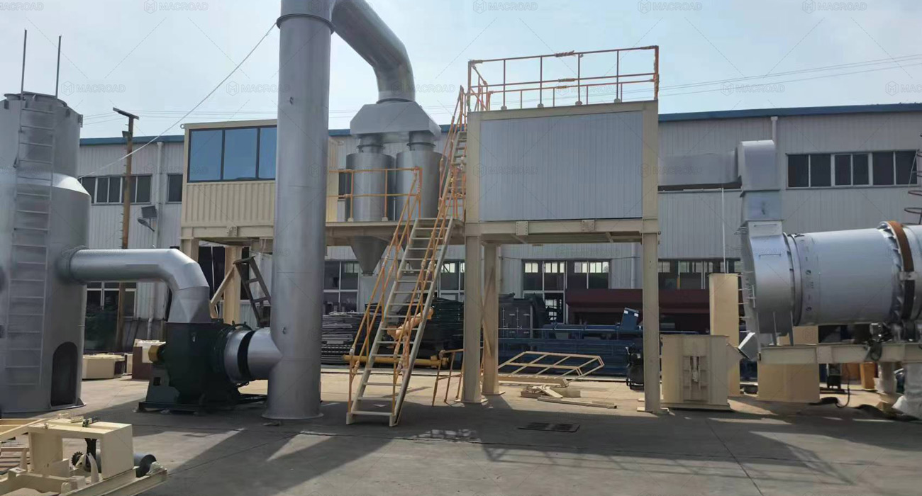 ALYT120 120tph asphalt drum mixing plant in Dominican Republic