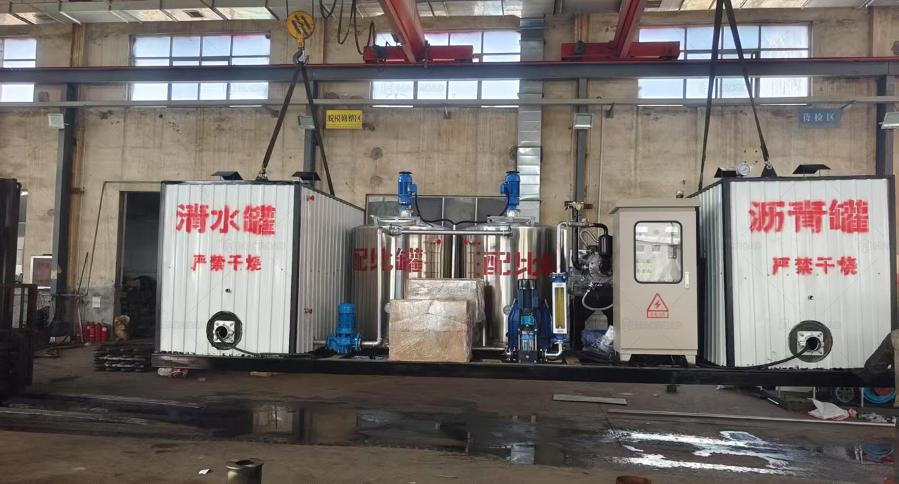 Asphalt Emulsification Equipment Machine in the Macroad Factory