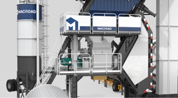 Dali King Kong boiling mixing system of ALYQ90 asphalt mobile plant