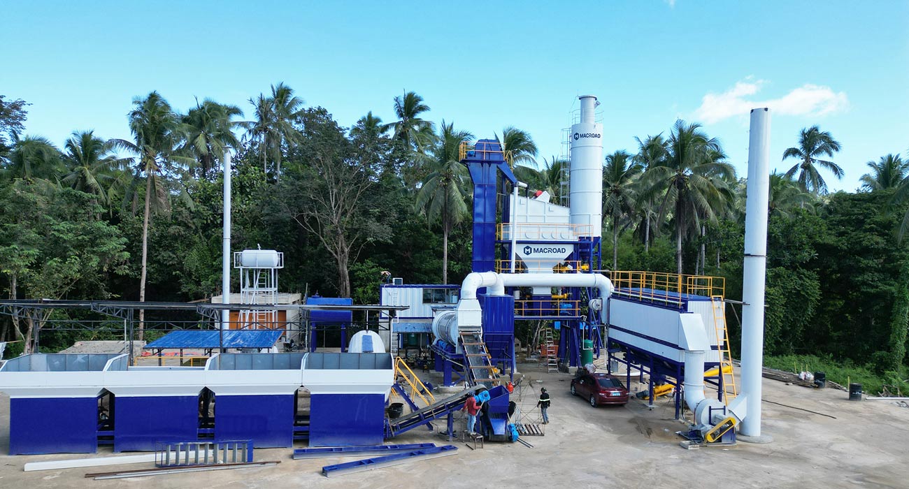 Macroad asphalt mixing plant machine in the Australia