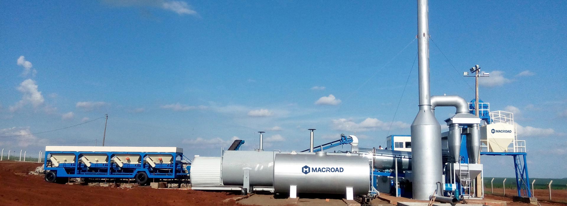 Macroad drum mixing asphalt plants