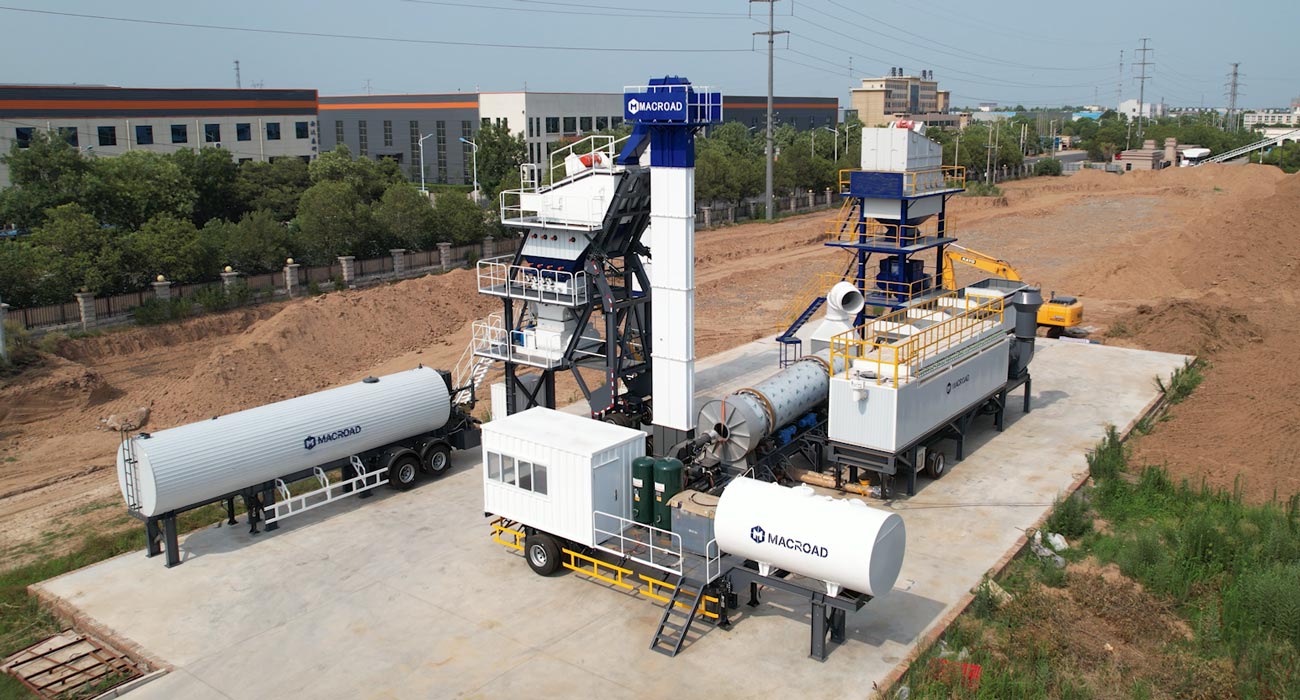New Upgrade ALYQ90 mobile asphalt plant in Macroad