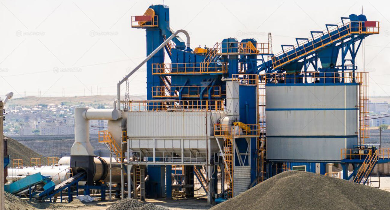 double drum asphalt plant