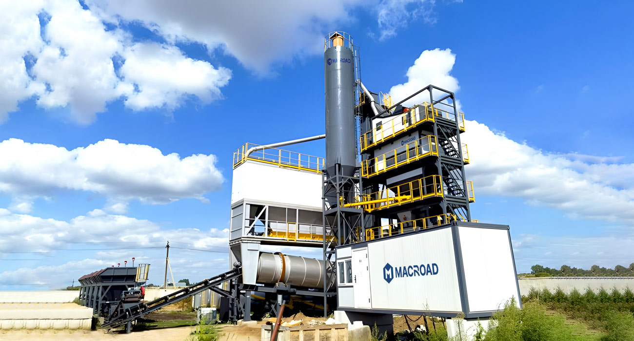 ALQ160 160tph large capacity stationary asphalt mixing plants