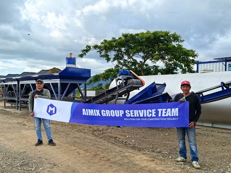 ALT40 40TPH Positive customer feedback from Fiji for drum mix asphalt plant