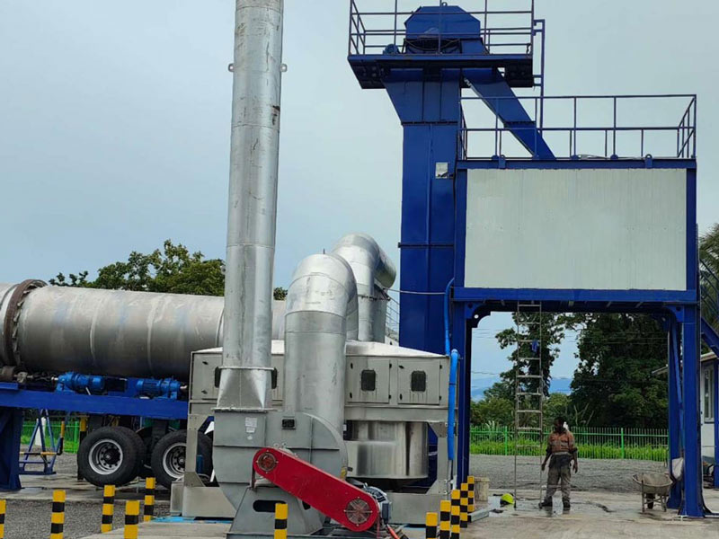 ALYT80 80tph Macroad Mobile Asphalt Plant in Papua New Guinea