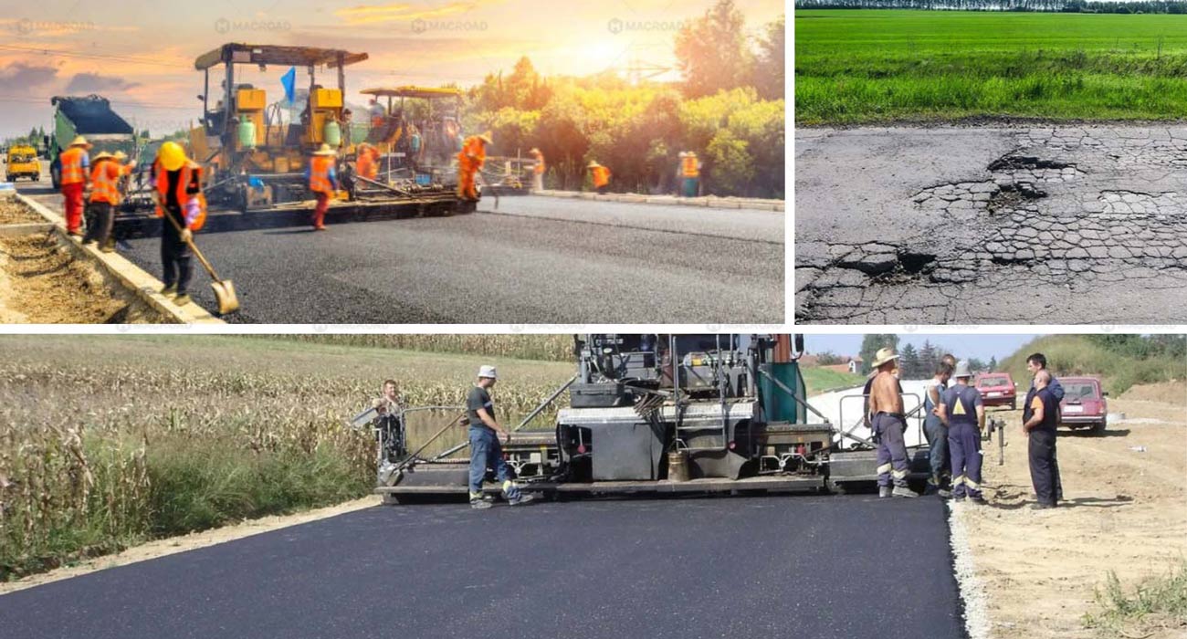 Asphalt Paver Applications in the world