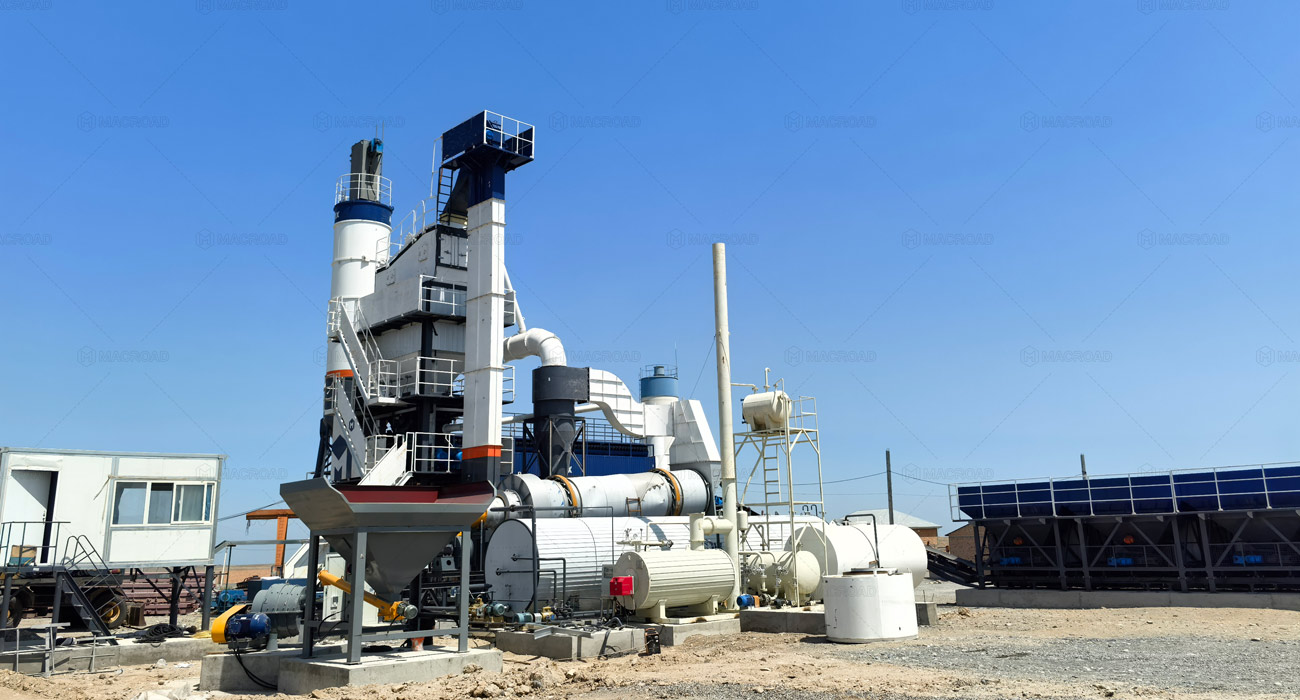 Kyrgyzstan Batken ALQ80 asphalt batching plant