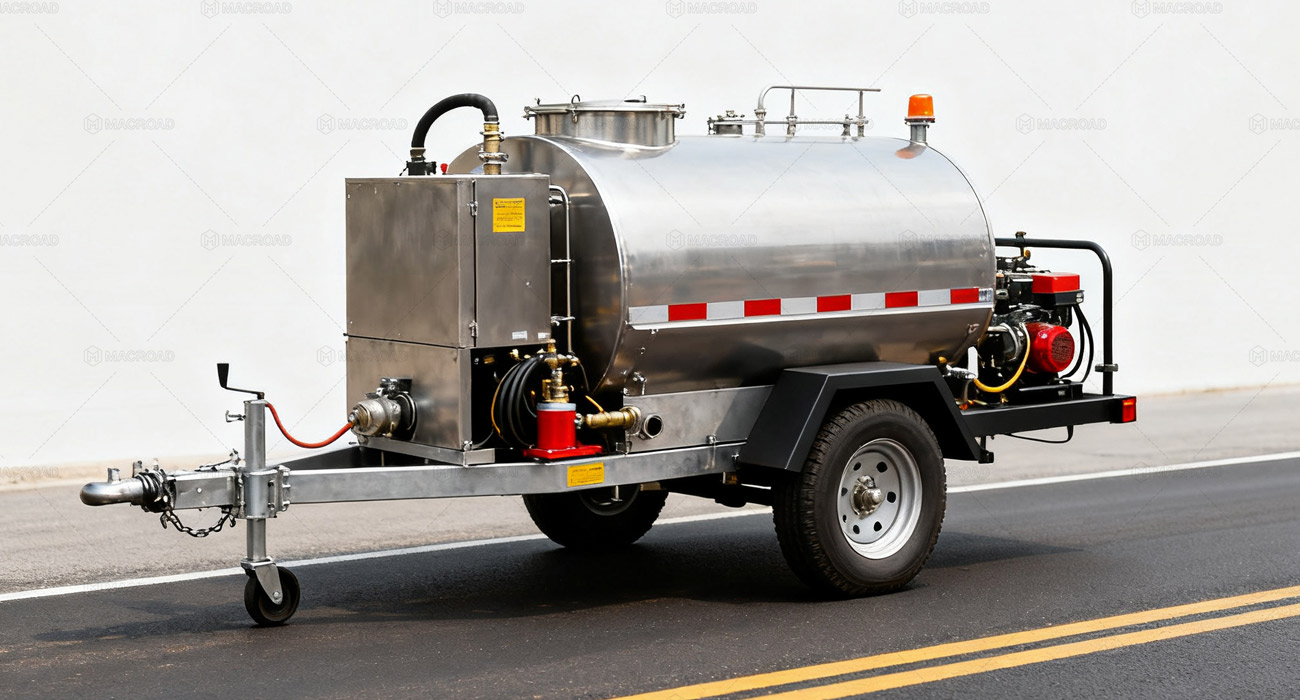 Trailer-mounted Asphalt Distributor An economical choice for fixed-area operations