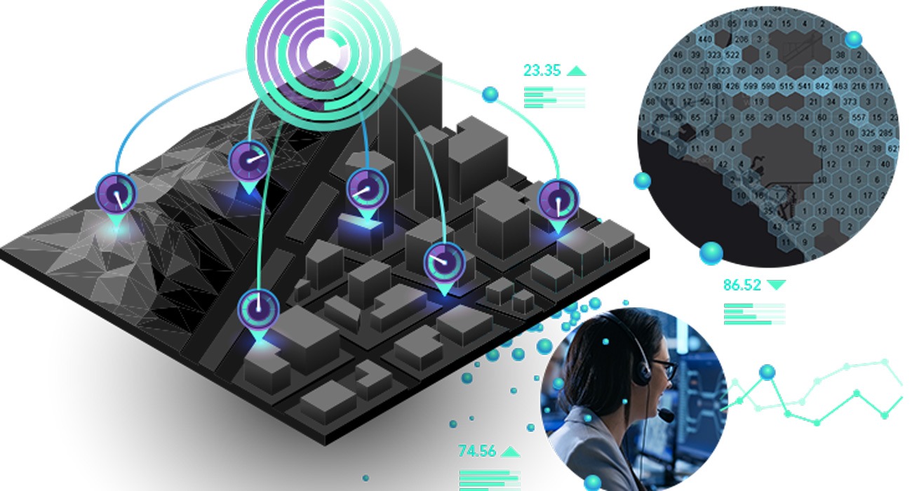 GIS+IoT Real-Time Monitoring Making Site Status Visible