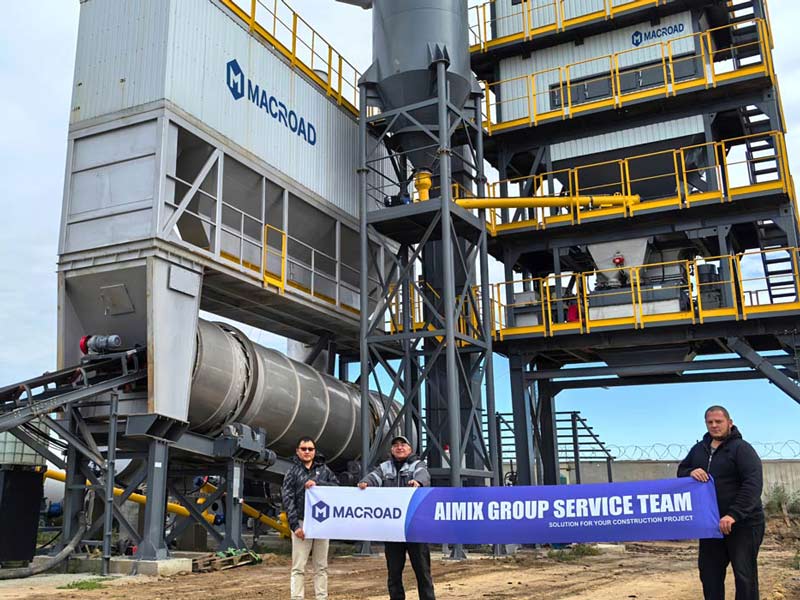 ALQ160 Asphalt Plant in Kazakhstan from Macroad Asphalt Plant Manufactruer