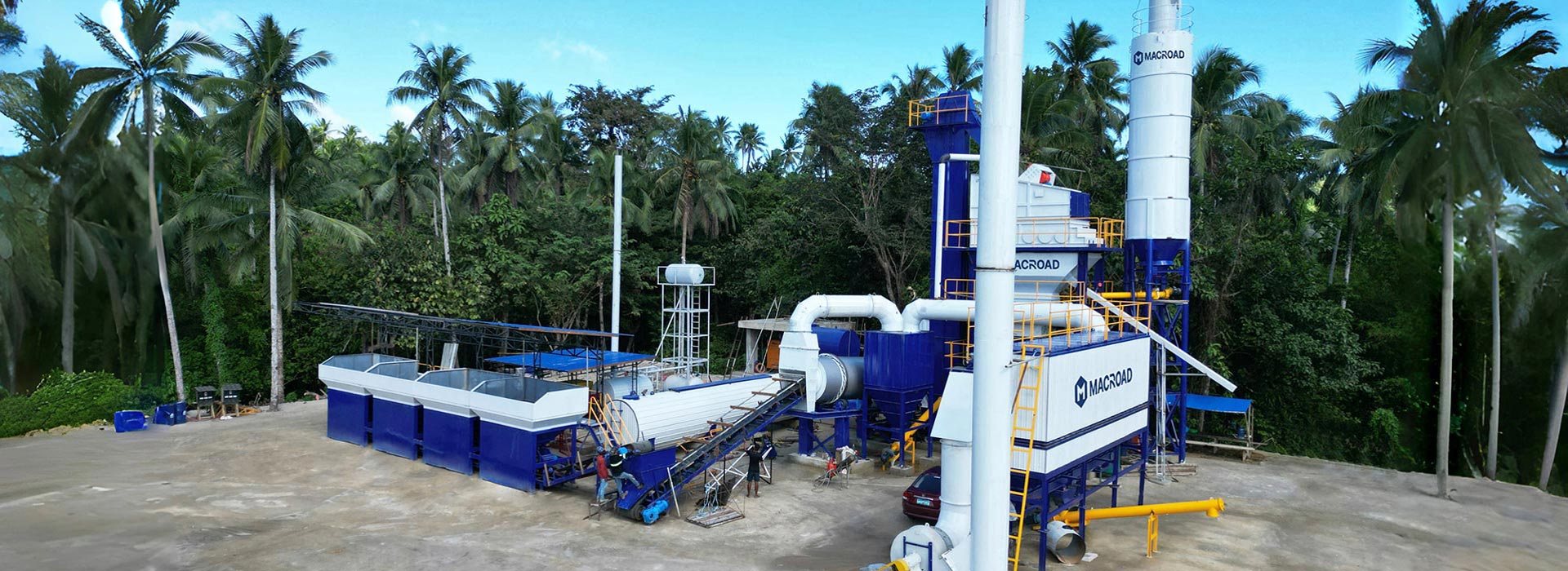 Macroad types asphalt mixing plants in Malaysia