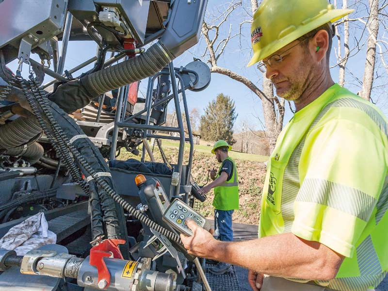 Organizational processes in asphalt plant