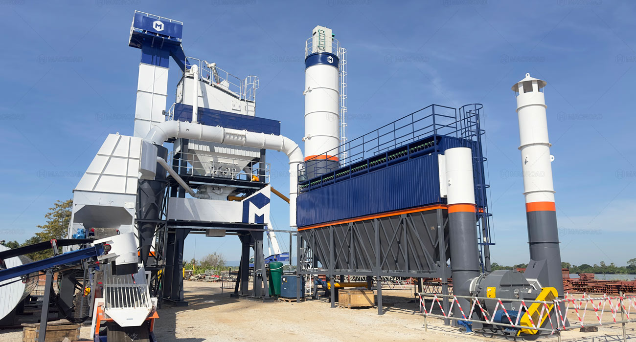 delivery capability for asphalt plant