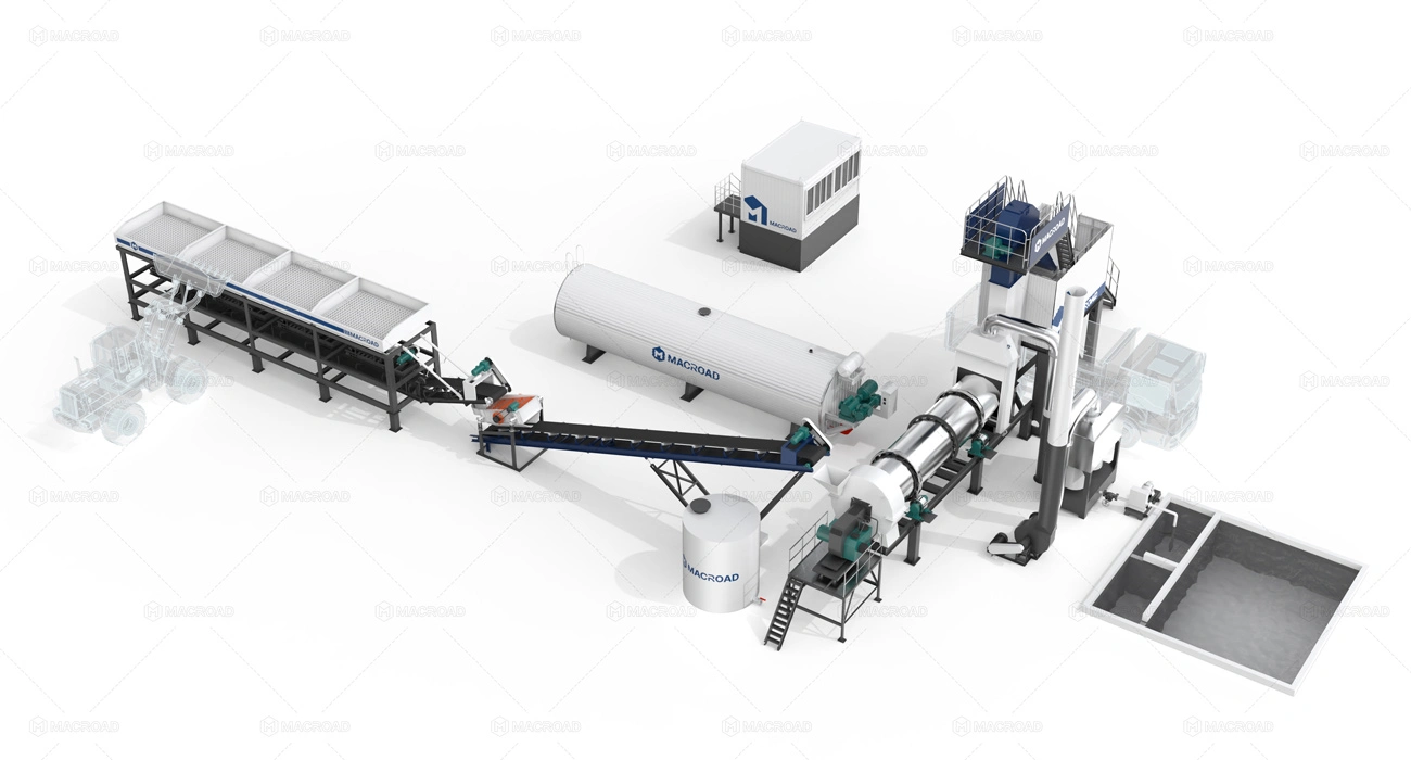 ALT Series Stationary Drum Asphalt Mixing Plant in Pakistan