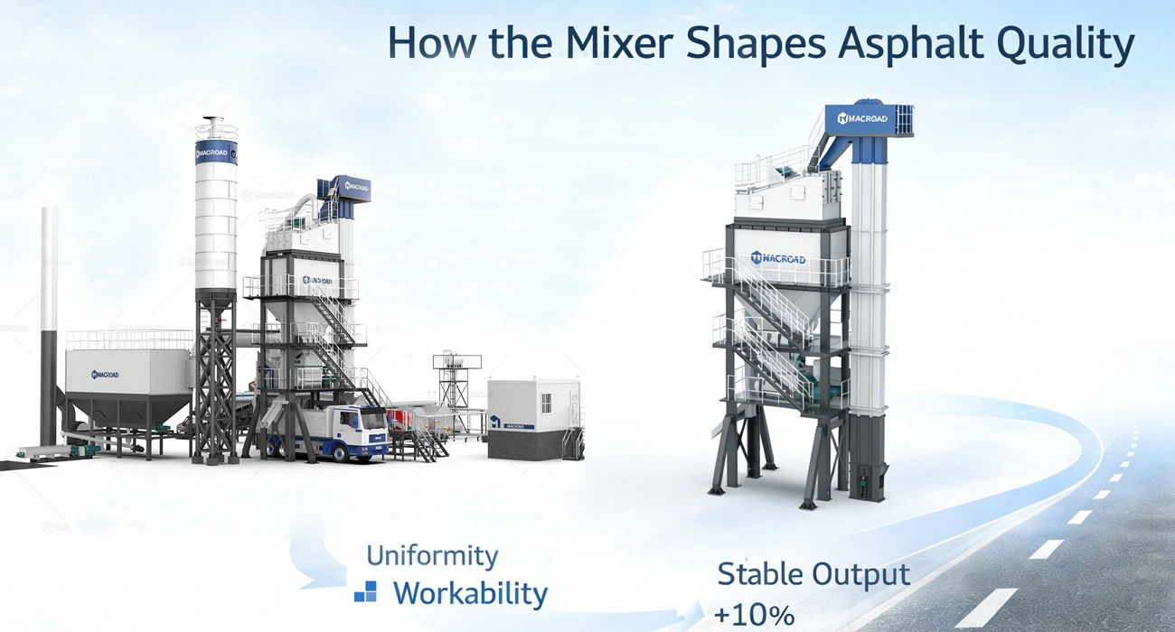 From Mixing to Discharge How the Mixer Shapes Asphalt Quality in asphalt plant