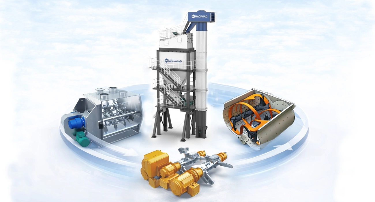 Macroad’s Comprehensive Optimization of the Mixing System in asphalt plant