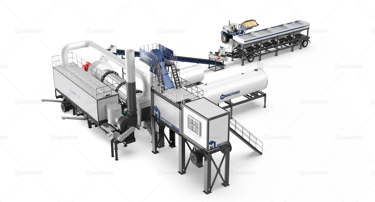 ALYT Series Mobile Drum model Asphalt Mixing Plant