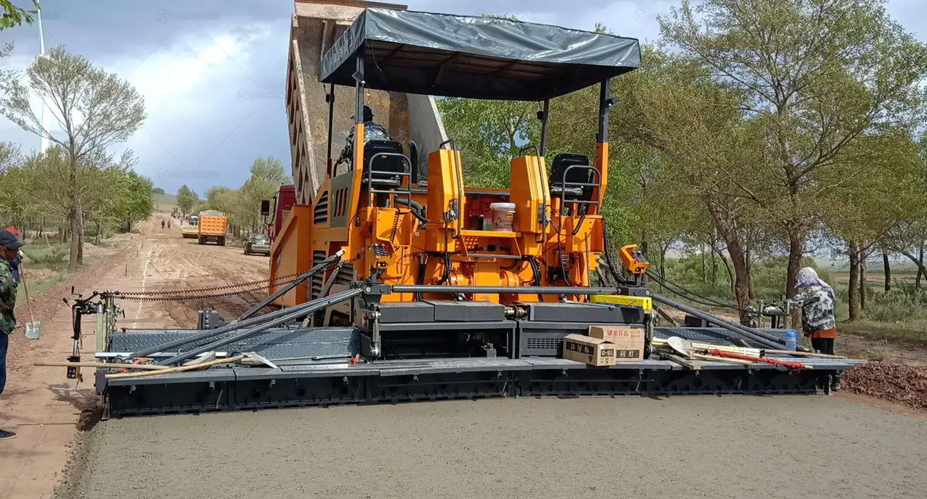 Asphalt Paver Operation process