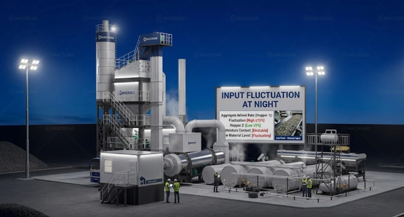 Material Variability The Hidden Input Fluctuation at Night in Asphalt Plant