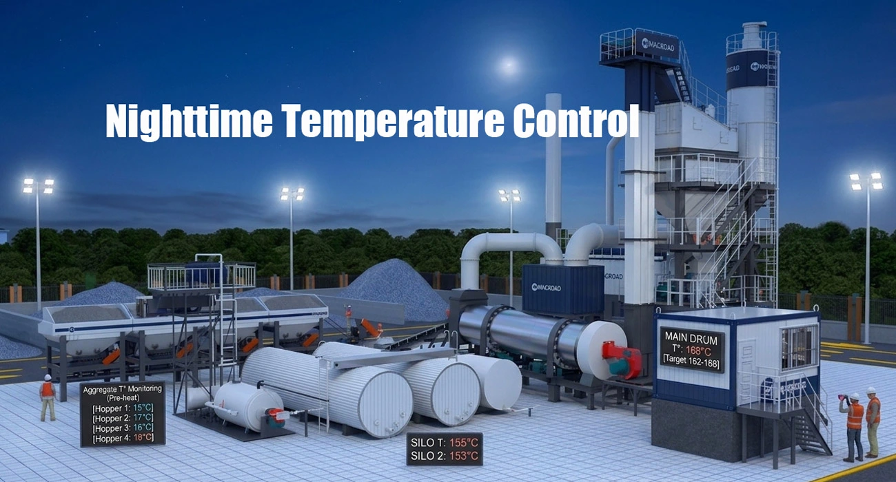 Nighttime Temperature Control Challenges in Asphalt Plants