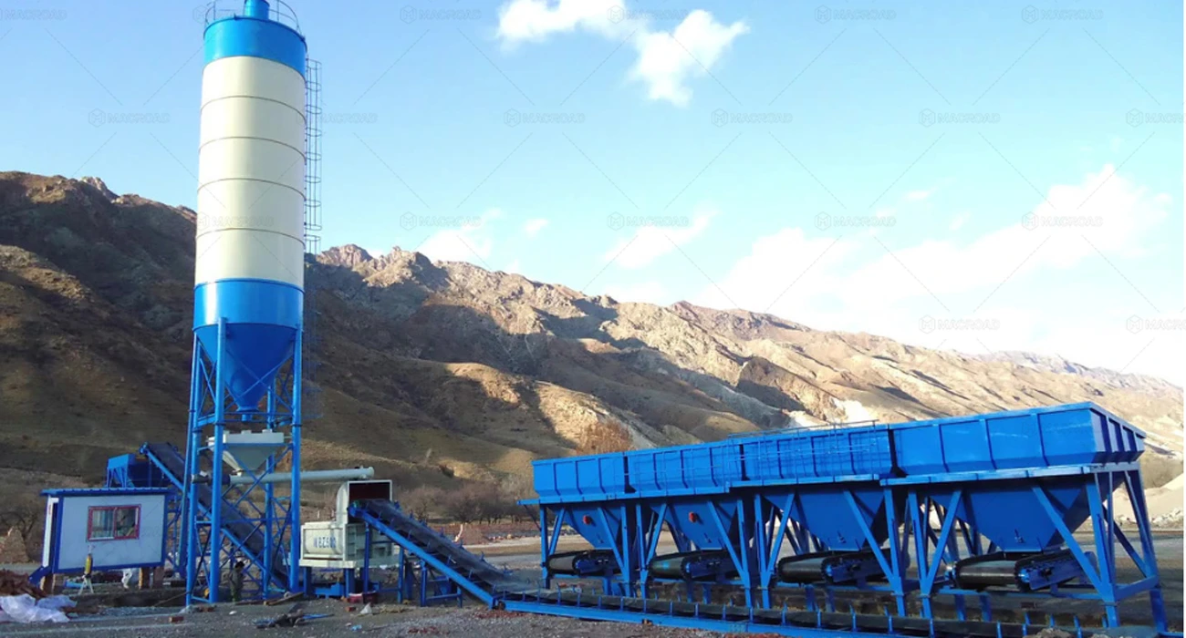 Stabilization Soil Mixing Plant Model in Macroad