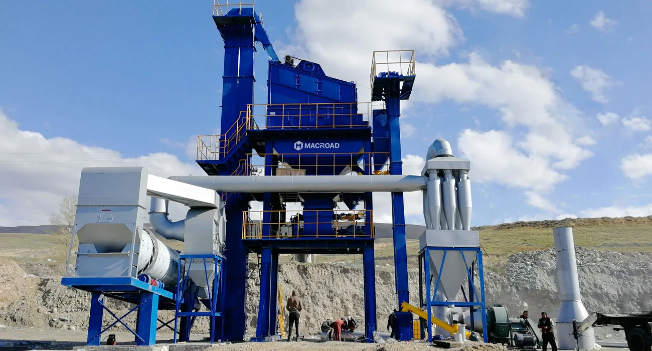 mini asphalt drum mix plant for sale in Macroad