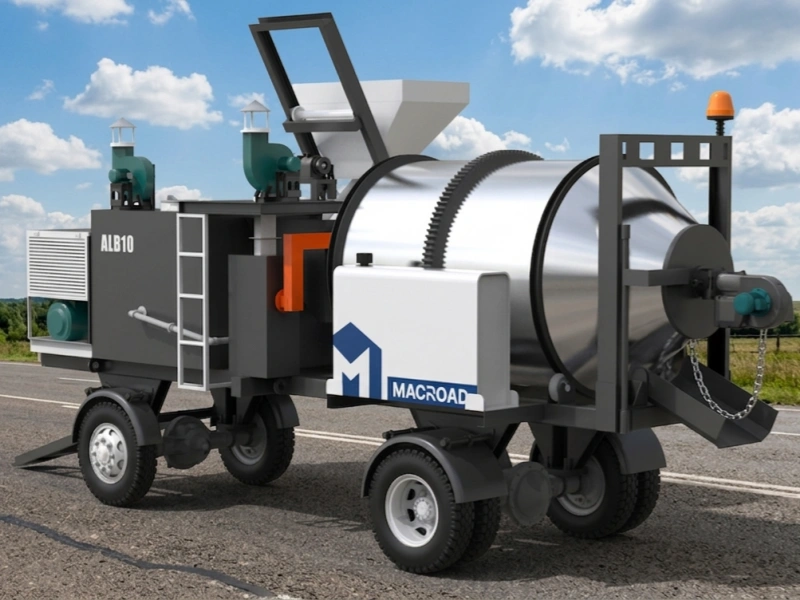 10TPH asphalt mixer machine Small Capacity, Big Impact