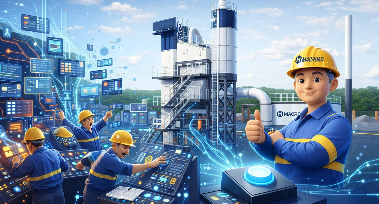 Manual vs. Automatic Control in Asphalt Plant