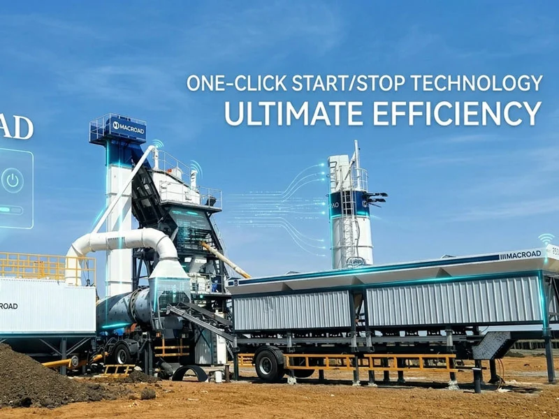 One-Click Start and Stop Reduces Energy Fluctuations in Asphalt Plant