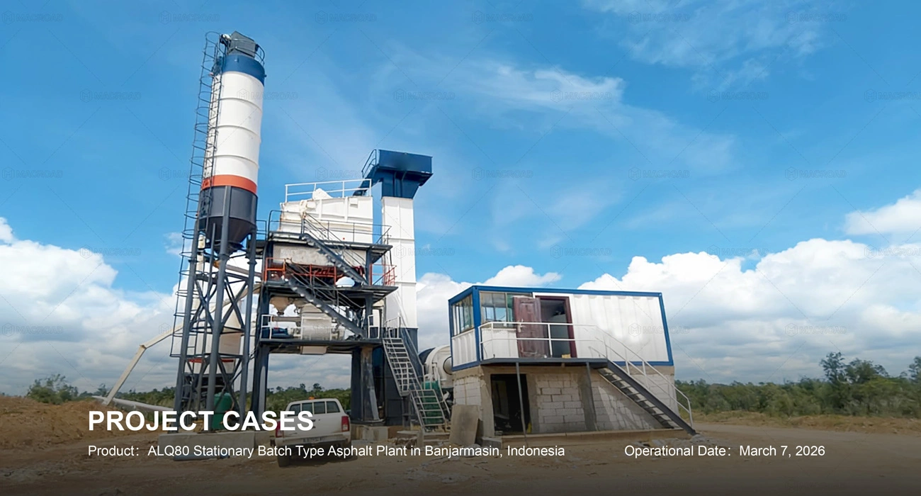 South Kalimantan 80TPH Asphalt Plant Overview