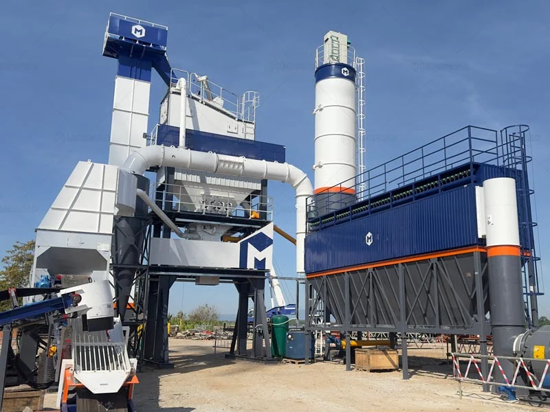 Traditional Manual Operation in asphalt plant