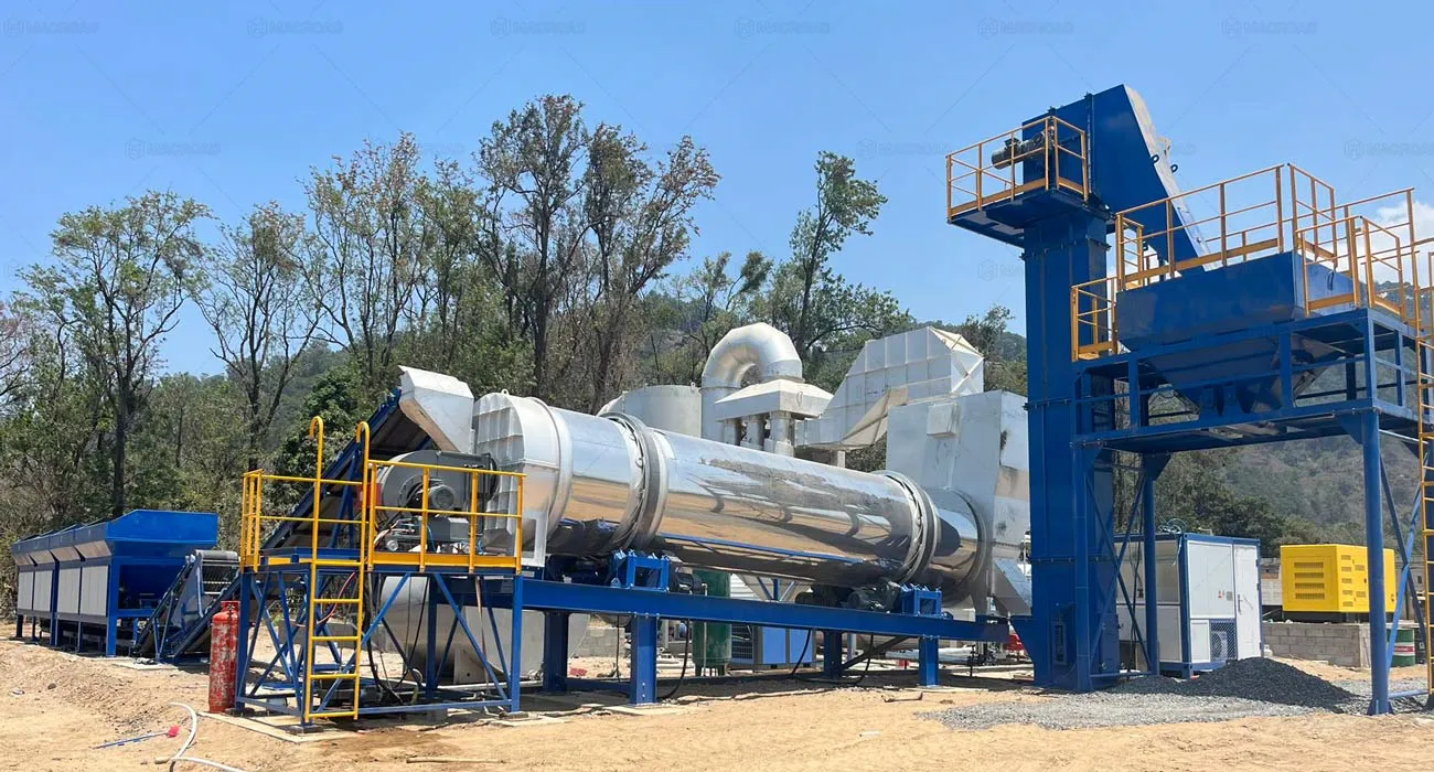 ALT120 Drum Mixing Asphalt Plant in Guatemala
