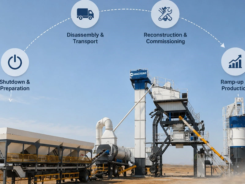 Mobile Asphalt Plants Relocation Costs Analysis