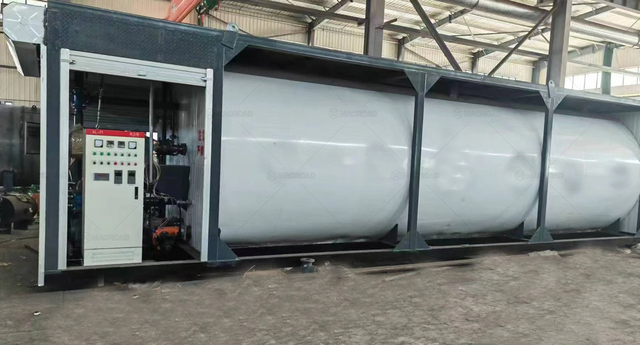 Rubber-Modified Asphalt Plant in Macroad