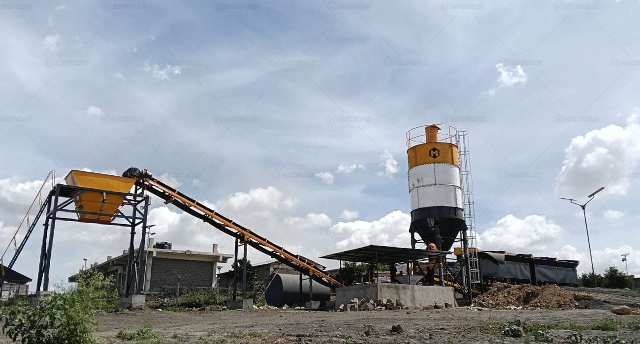 WCB300 300tph stabilized soil mixing plant in Kenya