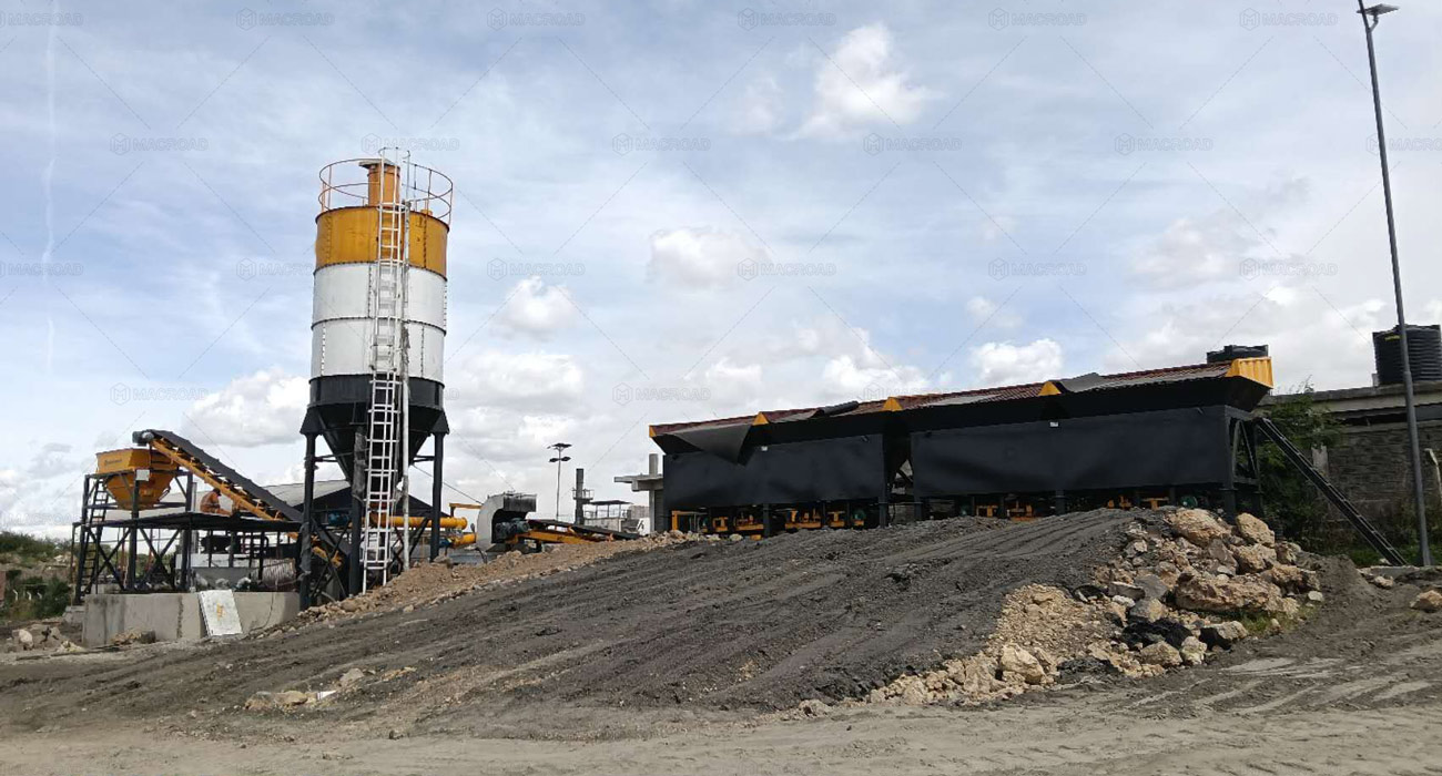 stabilized soil mixing plant WCB300 in Kenya