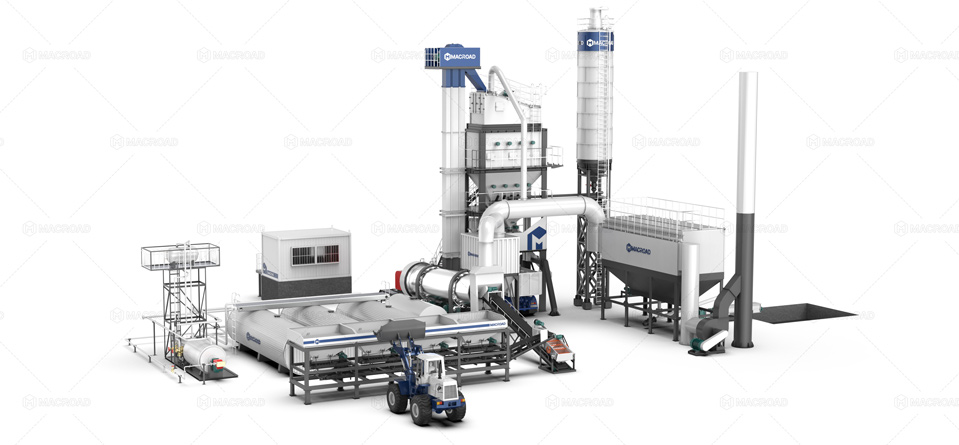 ALQ Stationary Batch Mix Asphalt Plant with High-Quality Finished Product
