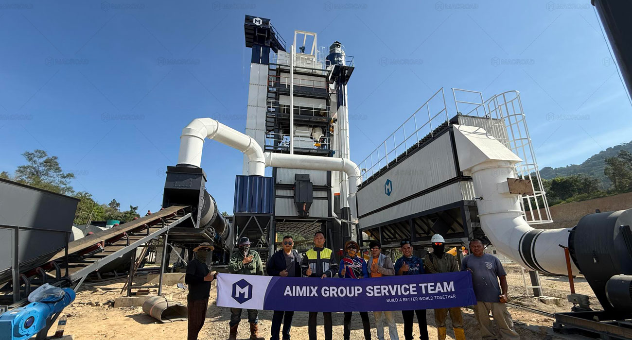 ALQ120 stationary asphalt plant Supporting Heavy-Duty Transportation Corridors in Malaysia