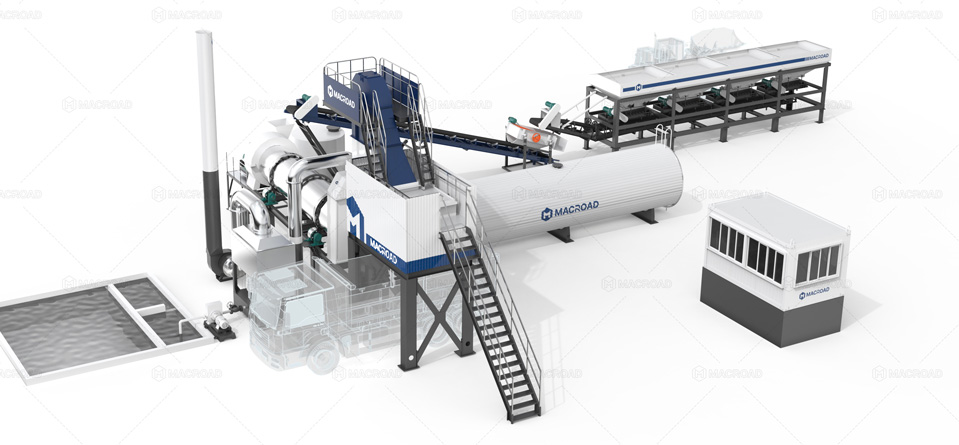 ALT Stationary Drum Mixing Asphalt Plant with Long-Term Stable Supply