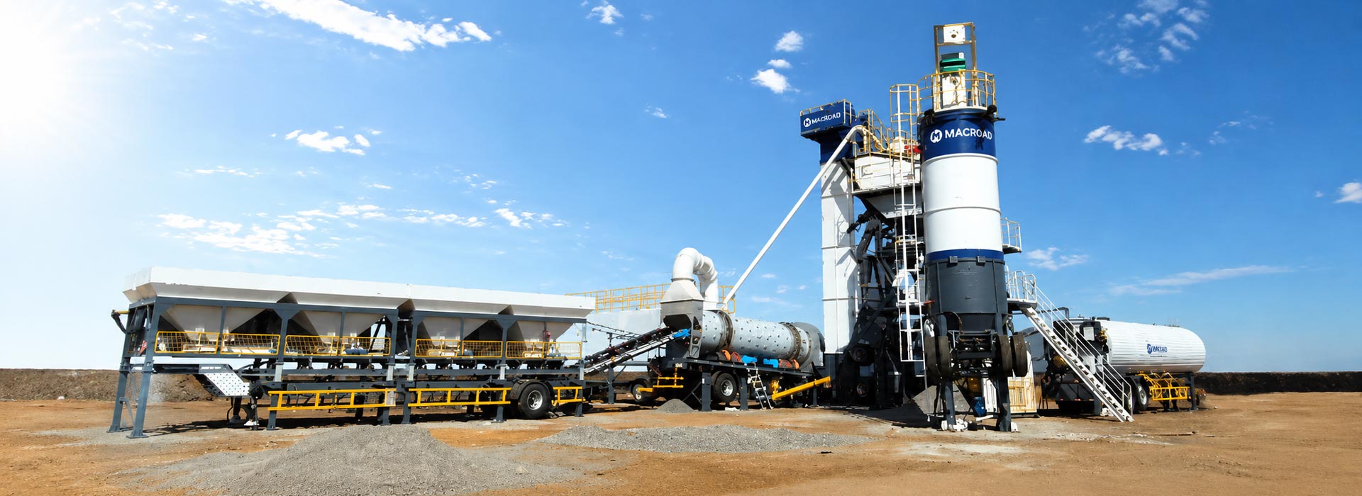mobile asphalt batching plants for sale in Macroad banner img