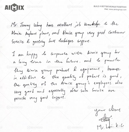 customer review about asphalt plant in Malaysia