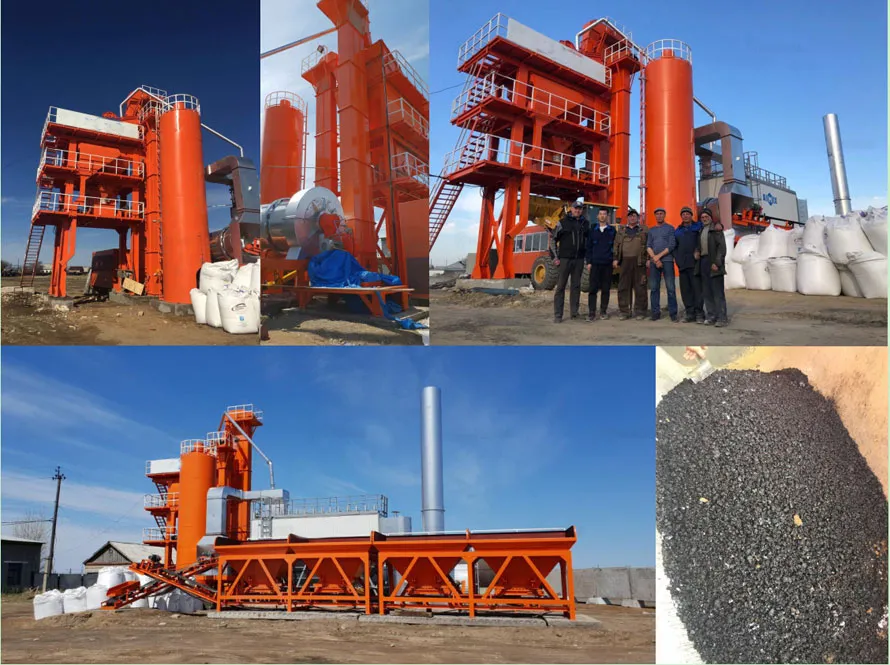 Installation of Asphalt Mixing Plant in Russia
