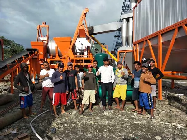 Our engineer and local installing workers