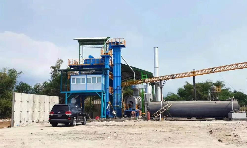 Aimix Asphalt Mixing Plant in Indonesia