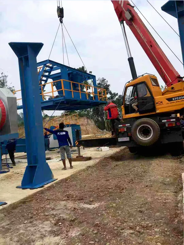 Installing Aimix Asphalt Plant
