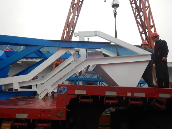 Loading Stabilized Soil Mix Plant