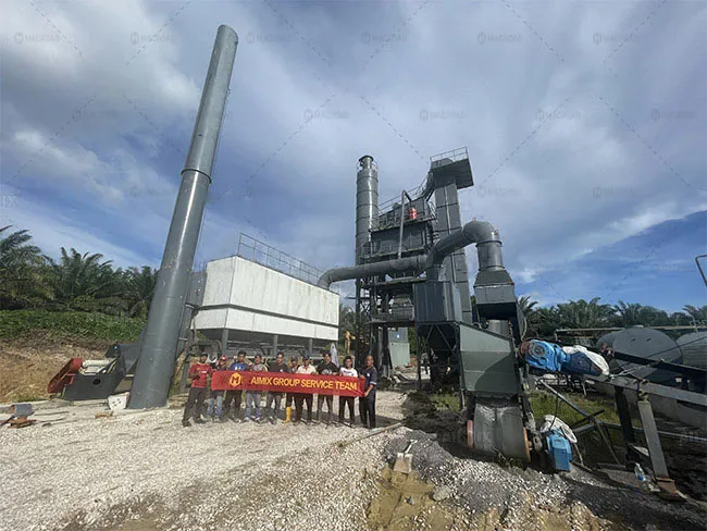 ALQ120 Asphalt Mix Plant in Malaysia